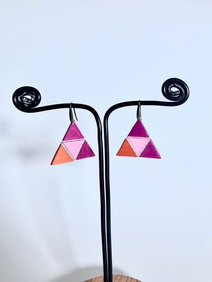 Orecchini triangolari