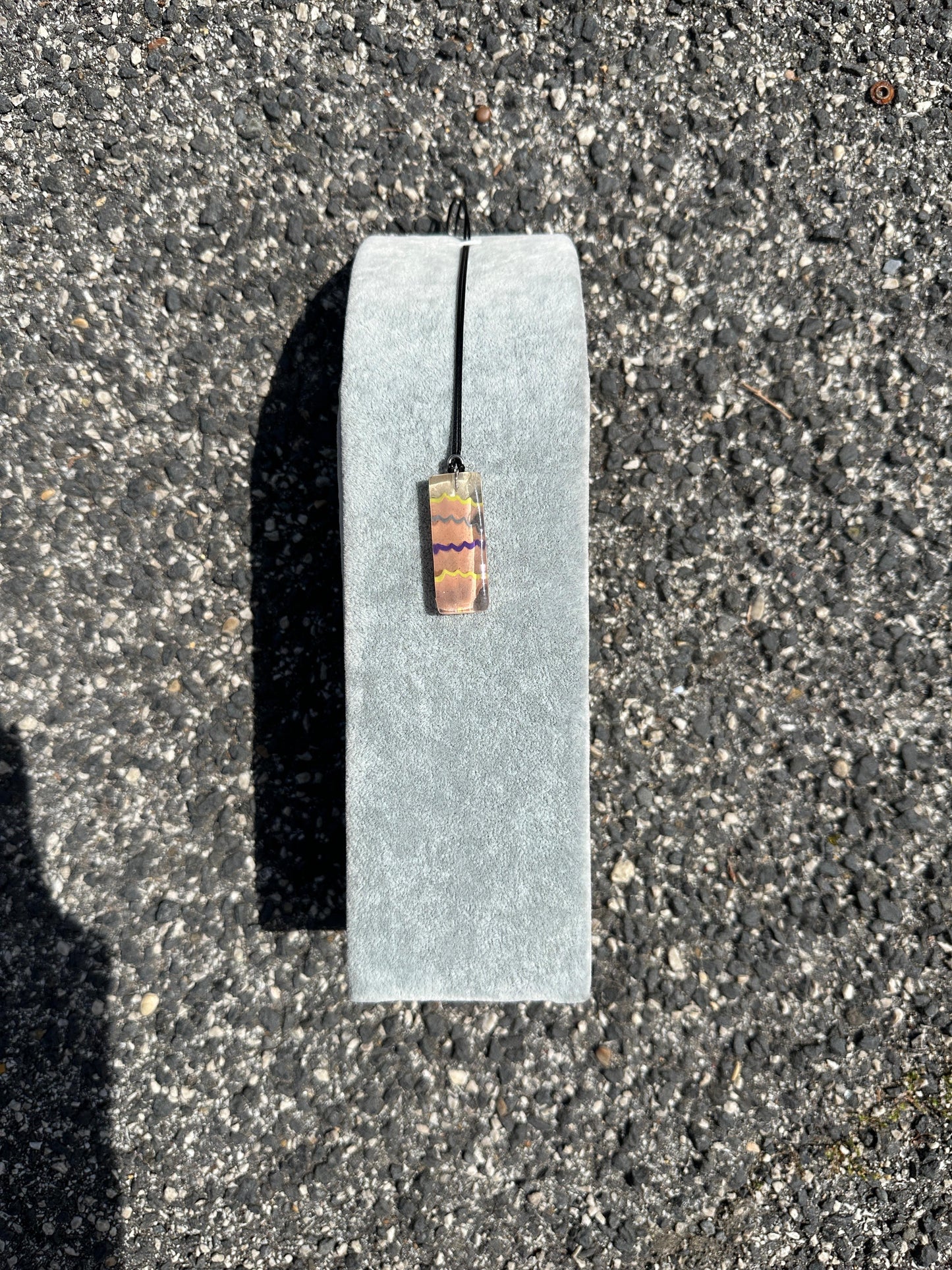 Collana Rettangolare in Resina