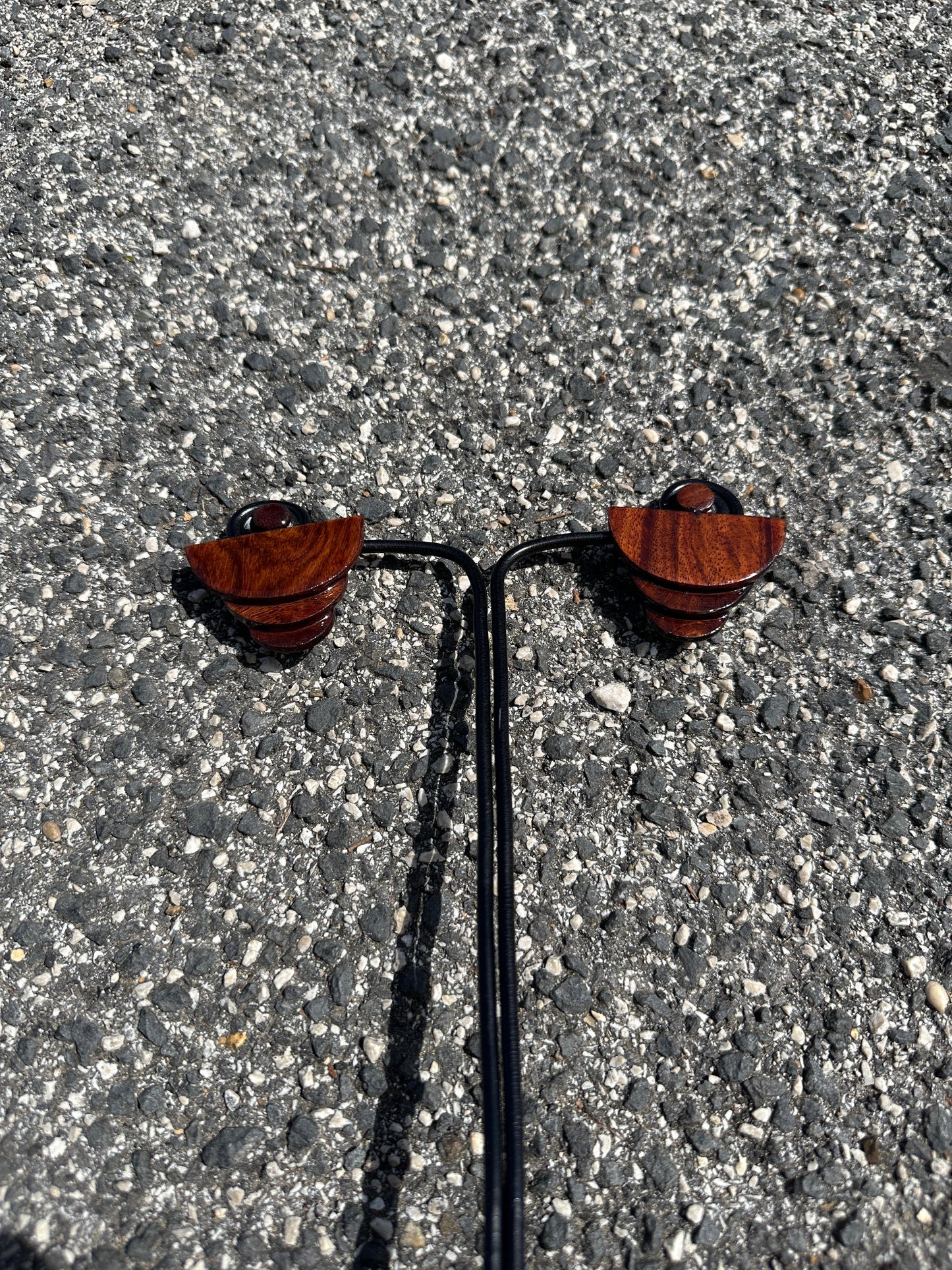 Orecchini in Legno e resina