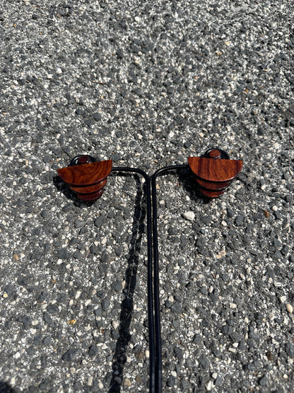 Orecchini in Legno e resina