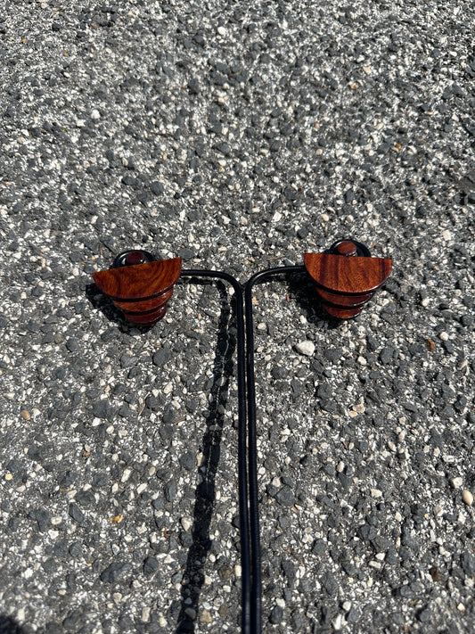 Orecchini in Legno e resina