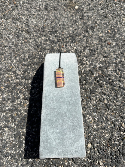 Collana Rettangolare in Resina