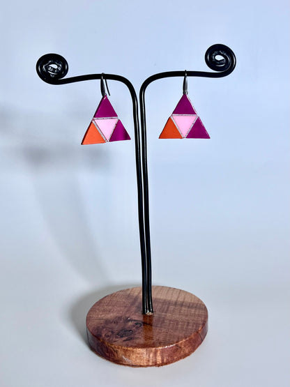 Orecchini triangolari