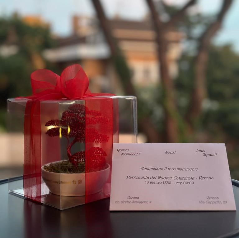 ART. E25- diversi colori - Bomboniere x cerimonie su ordinazione