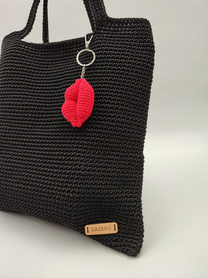 Borsa a sacca in crochet