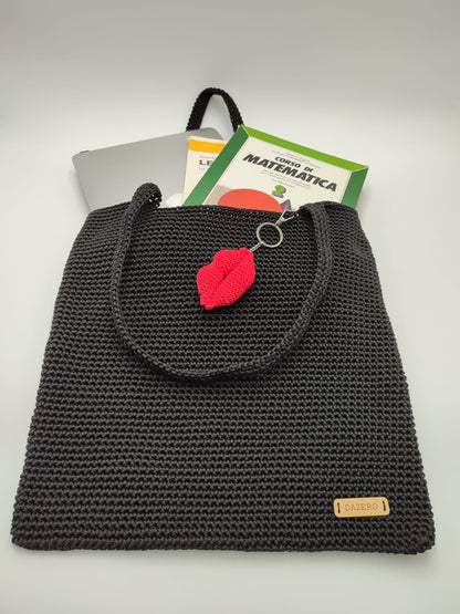 Borsa a sacca in crochet