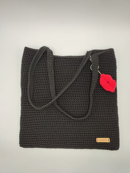 Borsa a sacca in crochet