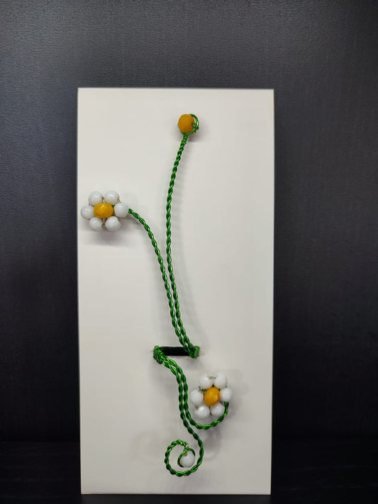 Anello  verde Margherita con le pietre .